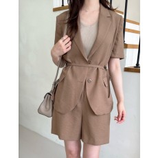 벨티드 린넨 반팔 JK