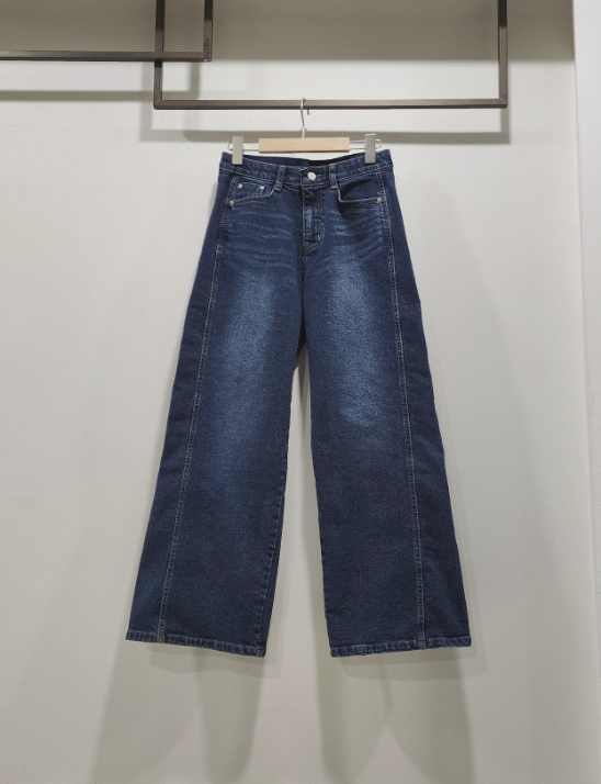 옆절개와이드데님