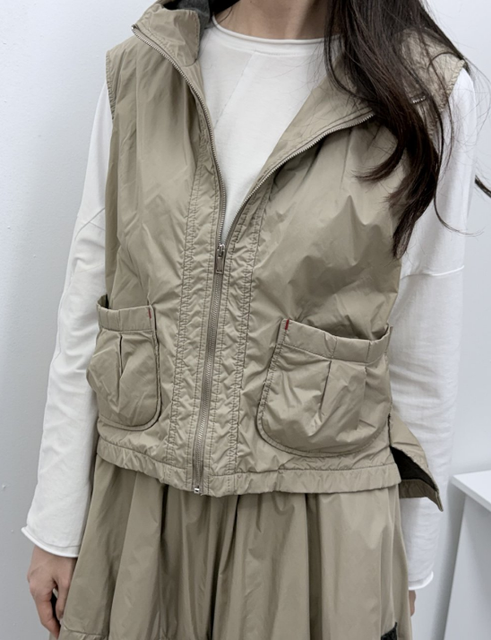 고인찌후드워싱조끼