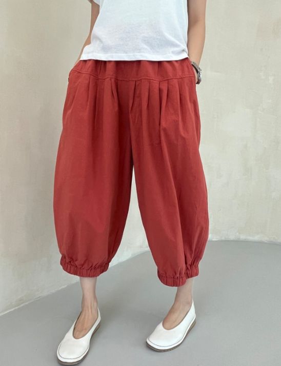 핀턱알라딘바지