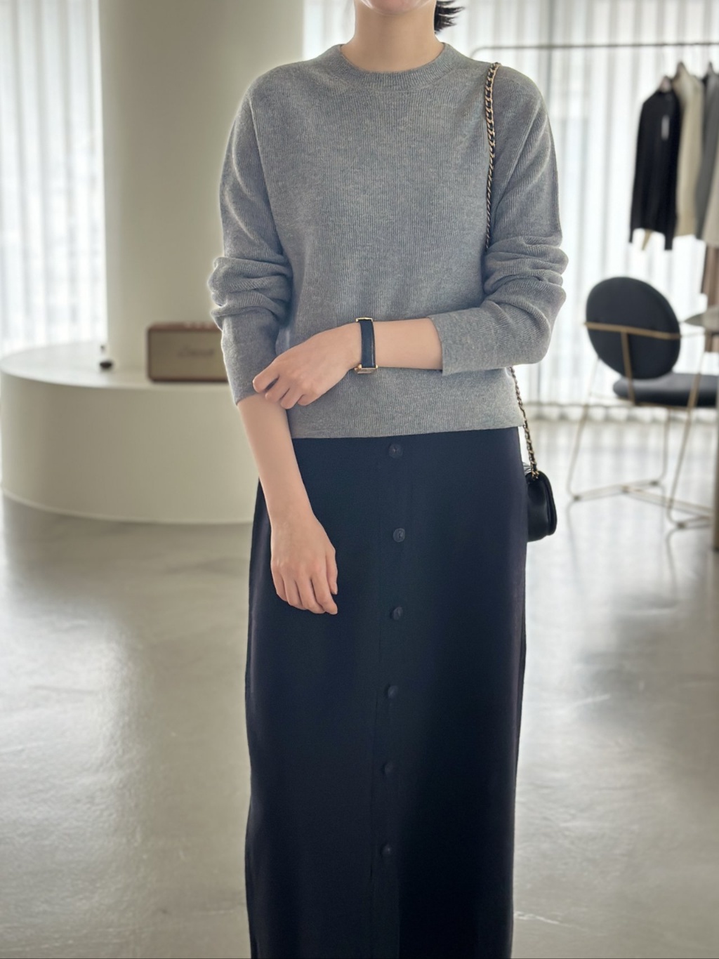 홀가먼트 와플니트