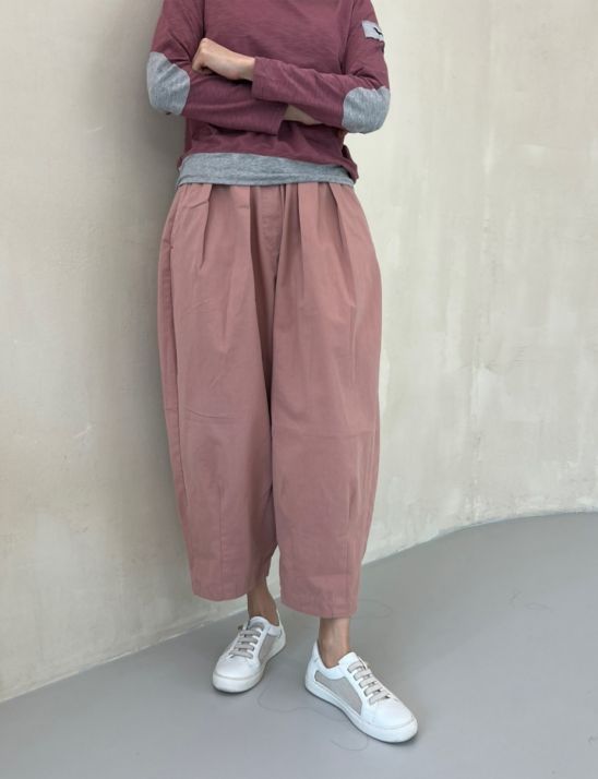 볼륨주름배기바지