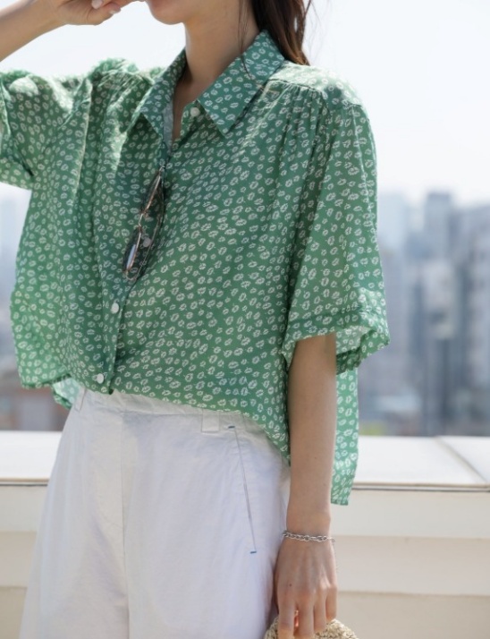 로리 셔츠 블라우스