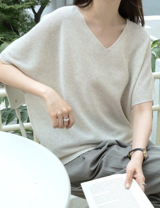 홀가먼트 스콘 니트