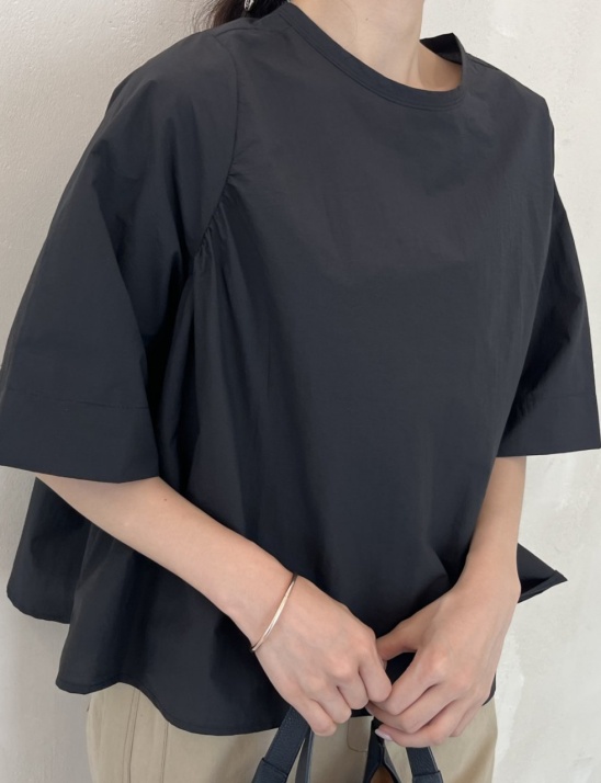 셔링 7부 블라우스