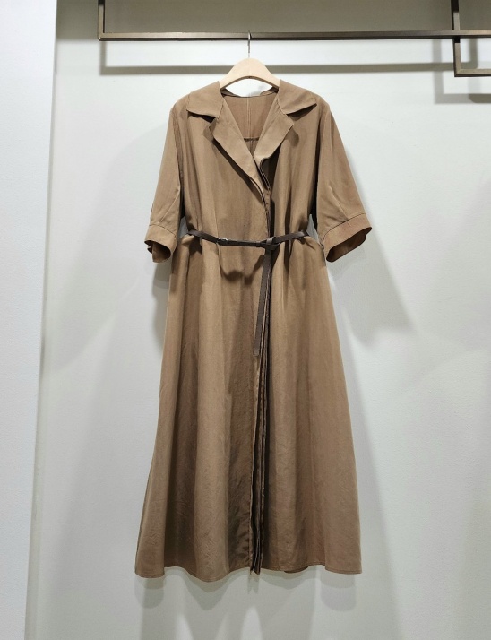 카라 벨트 원피스