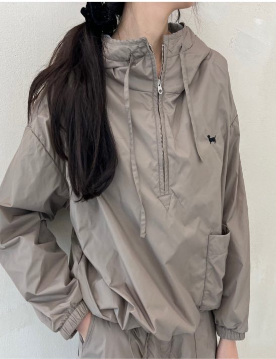 반오픈후드워싱점퍼