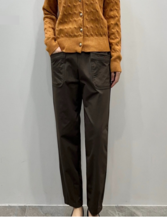 포켓주름배기팬츠