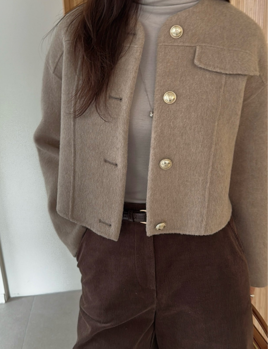 폭스숏핸드메이드자켓