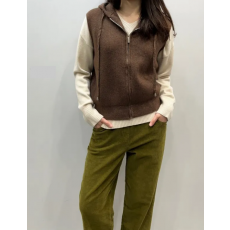 집업후드니트조끼