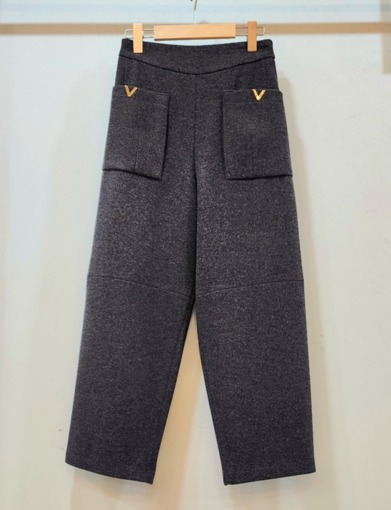 포켓V기모장식배기팬츠